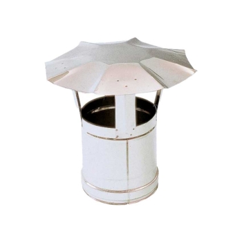 Hallilämmittimen savupiipun hattu 150mm