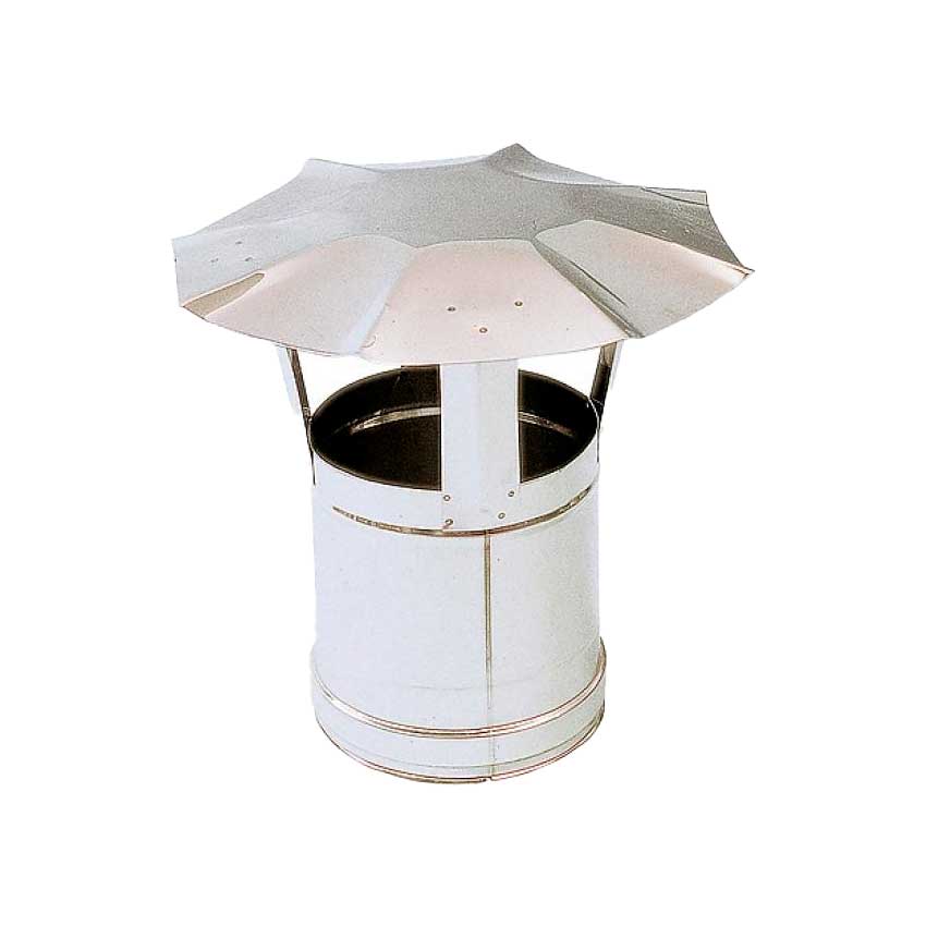 Hallilämmittimen savupiipun hattu ø 120mm