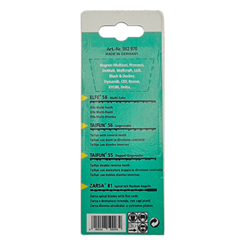 Lehtisahanteräsarja 24kpl 130mm - Kuva 2