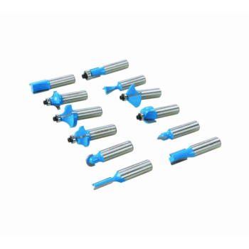 Yläjyrsinteräsarja 12mm 12-osainen - Kuva 2