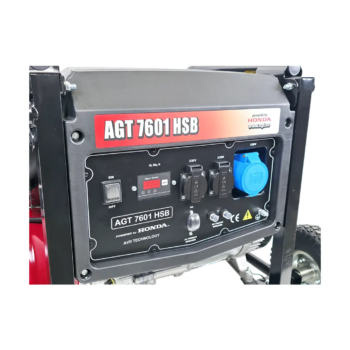AGT 7601 HSB Aggregaatti 6600W Käynnistysnarulla - Kuva 4