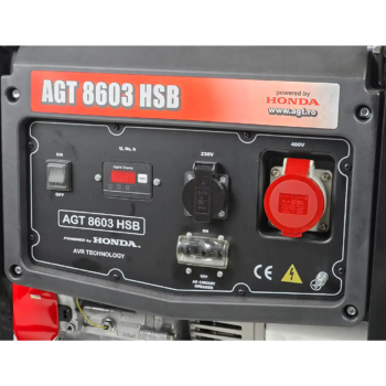 AGT 8603 HSB Aggregaatti 6600W 400V Honda - Kuva 4