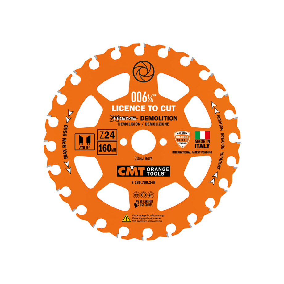 CMT Sirkkelinterä 160 x 20mm Z-24