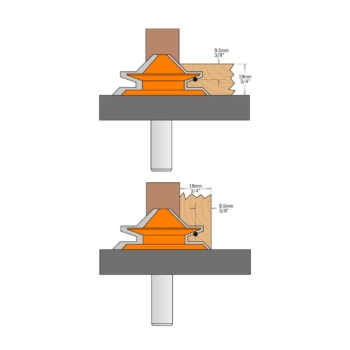 CMT Lukkopontti / kulmaliitos jyrsinterä D=50,8 S=12 - Kuva 5
