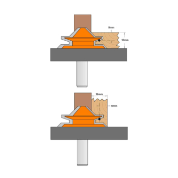 CMT Lukkopontti jyrsinterä D=44,5 S=8 - Kuva 5