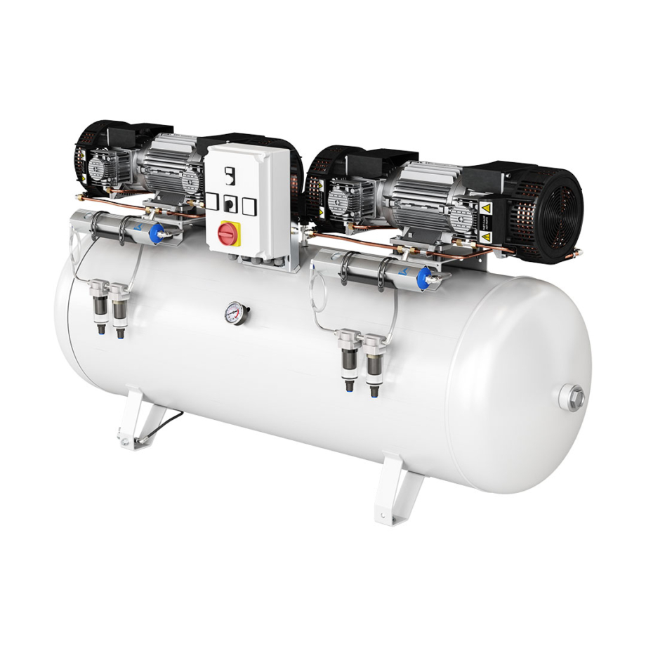 Gentilin CLINIC DRY 12.500 HS Öljytön kompressori