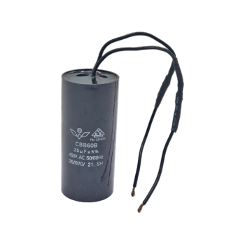 Kondensaattori 25uF 450V 50hz + johto